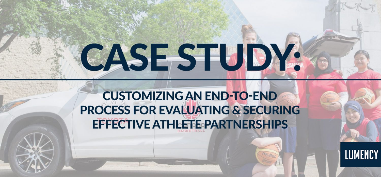 Customizing an End-to-End Process for Evaluating & Securing Effective Athlete Partnerships