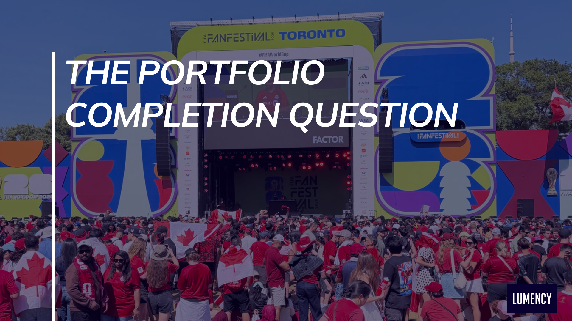 The Portfolio Completion Question The Portfolio Completion Question